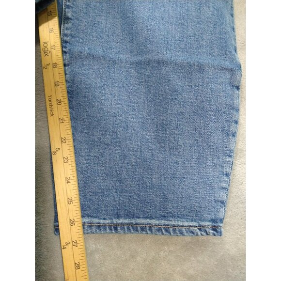 Old Navy Jeans Women 26 Blue Denim Curvy OG Straight High Rise Ankle Stretch - Picture 5 of 11